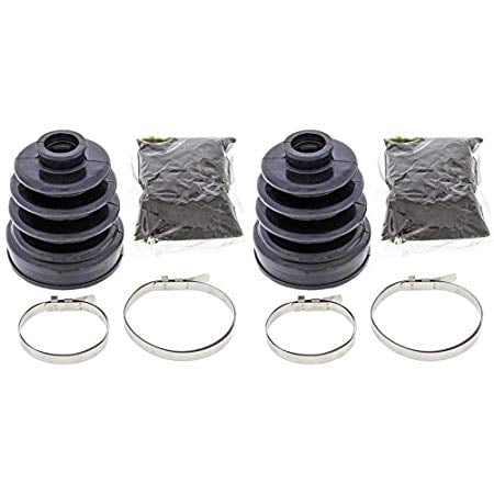 Complete Front /& Rear Inner /& Outer CV Boot Repair Kit for Arctic Cat 400 FIS 4x